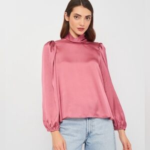 Zara pink high neck top
